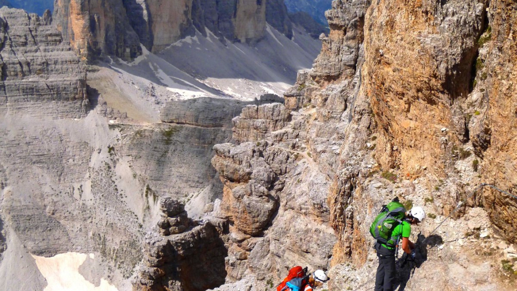 Via Ferrata week in the Tre Cime area